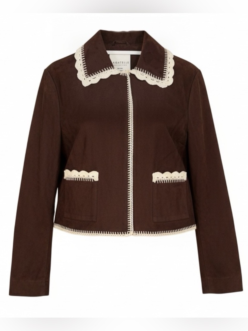 NWT Bagatelle Faux Suede Jacket